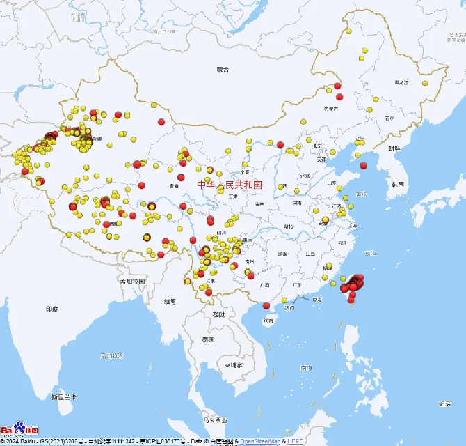 2024年度地震活动盘点